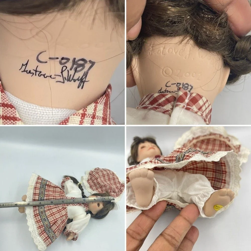 Vintage Doll gustave j. Worff dolls C-0187 2002 Signed